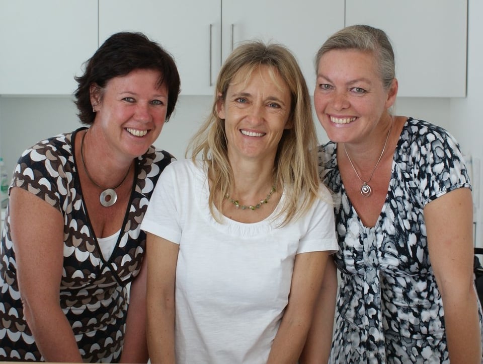 Christine Gaube, Dr. Barbara Jung, Fanny Schindler
